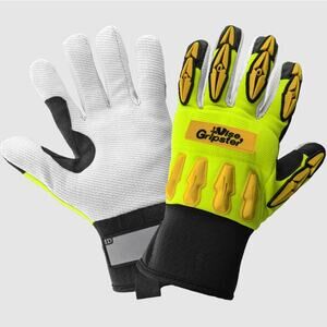 Global Glove Vise Gripter High-Visibility Impact Resistant Glove 2XL/11 Pair